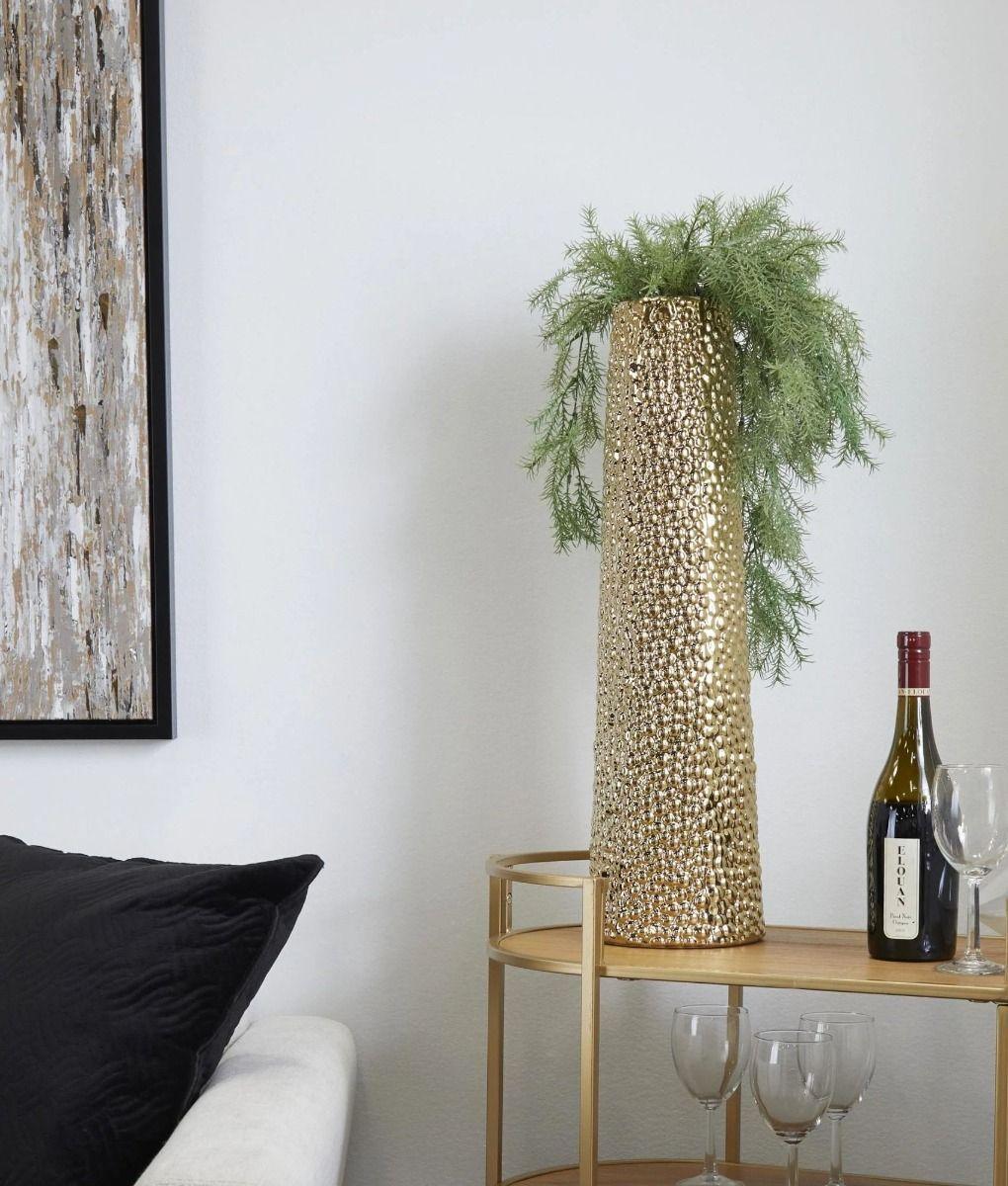 Florero Decorativo Alto Textura Minimalista Moderno Jhn-8