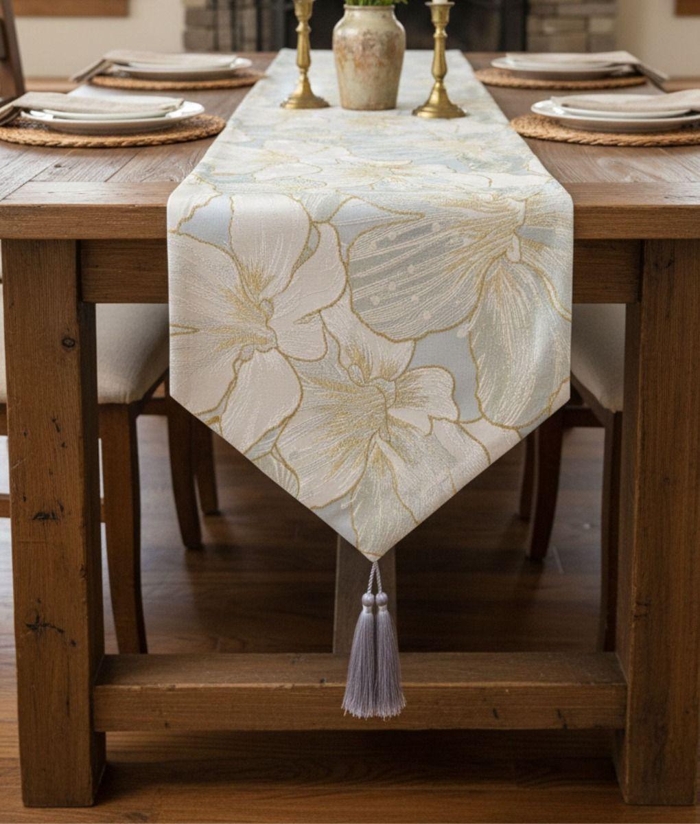 Camino Mesa Elegante Mantel Estilo Nórdico Decorativo Jhn-7