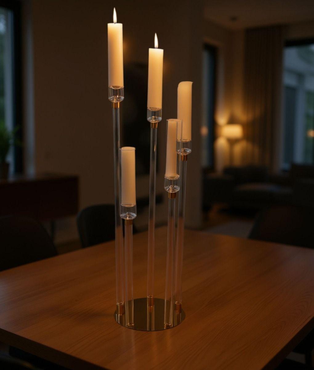 Portavelas Decorativo Funcional Moderno Piso Mesa Adorno Jhn-6