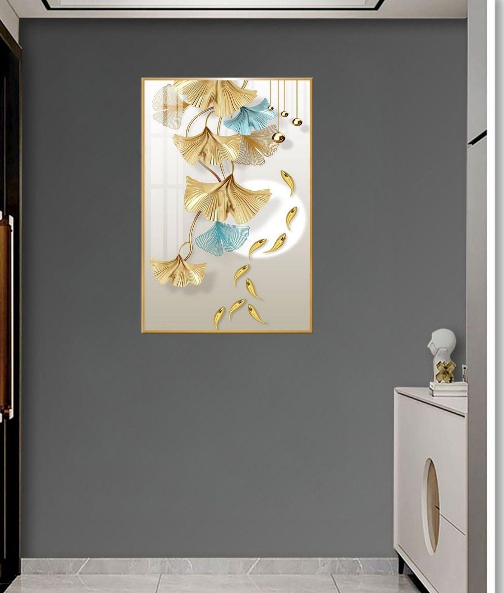 Cuadro Decorativo Pared Hojas Flores Arte Hogar Jhn-7