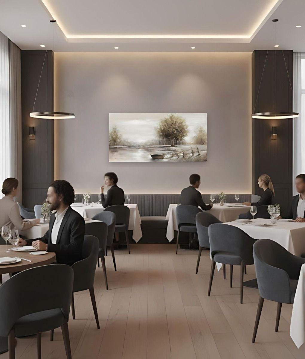 Cuadro Decorativo Paisaje Rural Adorno Pared Arte Hogar Jhn-4