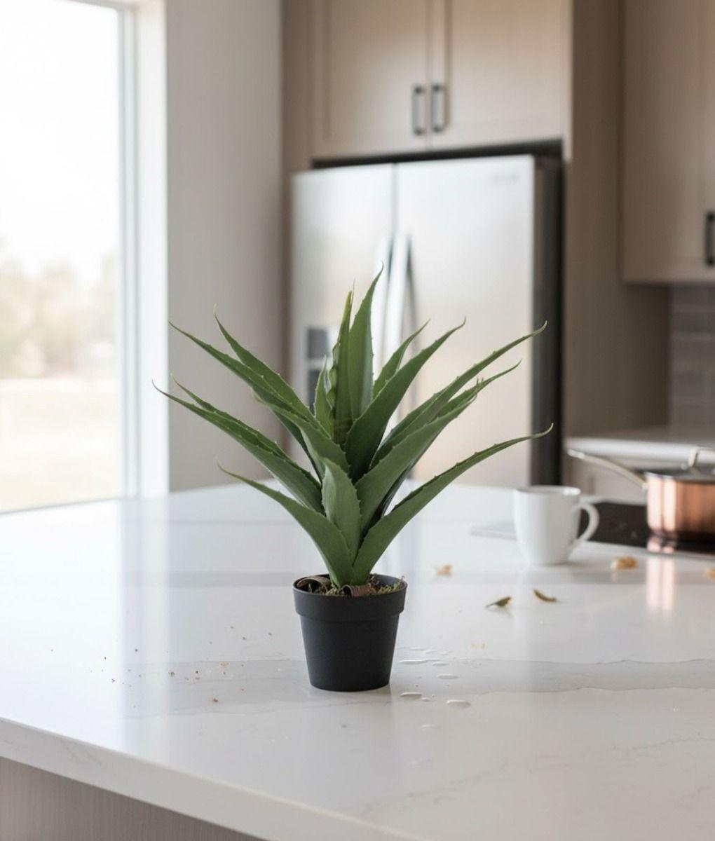 Planta Artificial Decorativa Estilizada Elegante Adorno Jhn-7