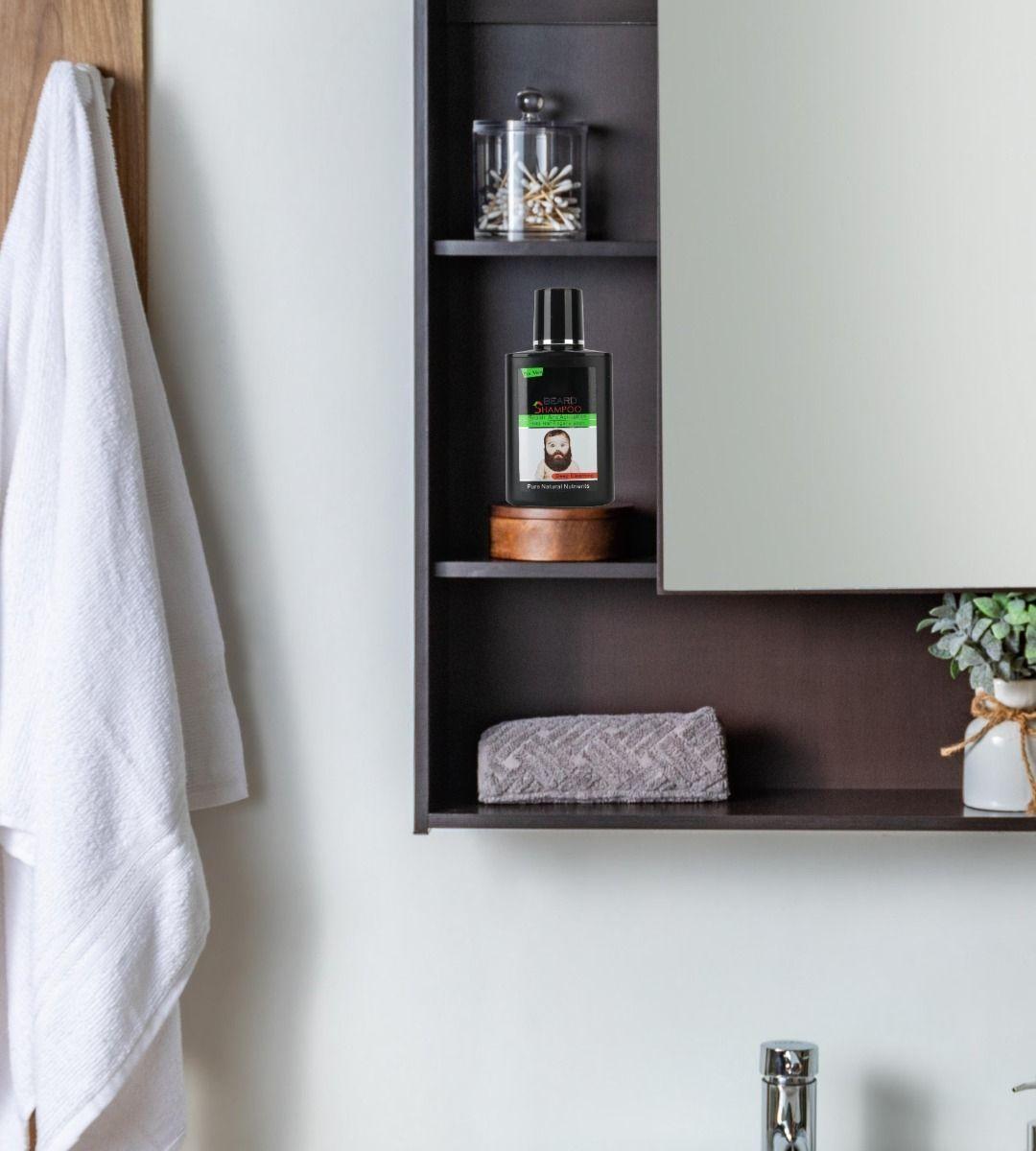 Set 2 Shampoo Cuidado Barba Limpia Suave Repara Regenera Jhn-6