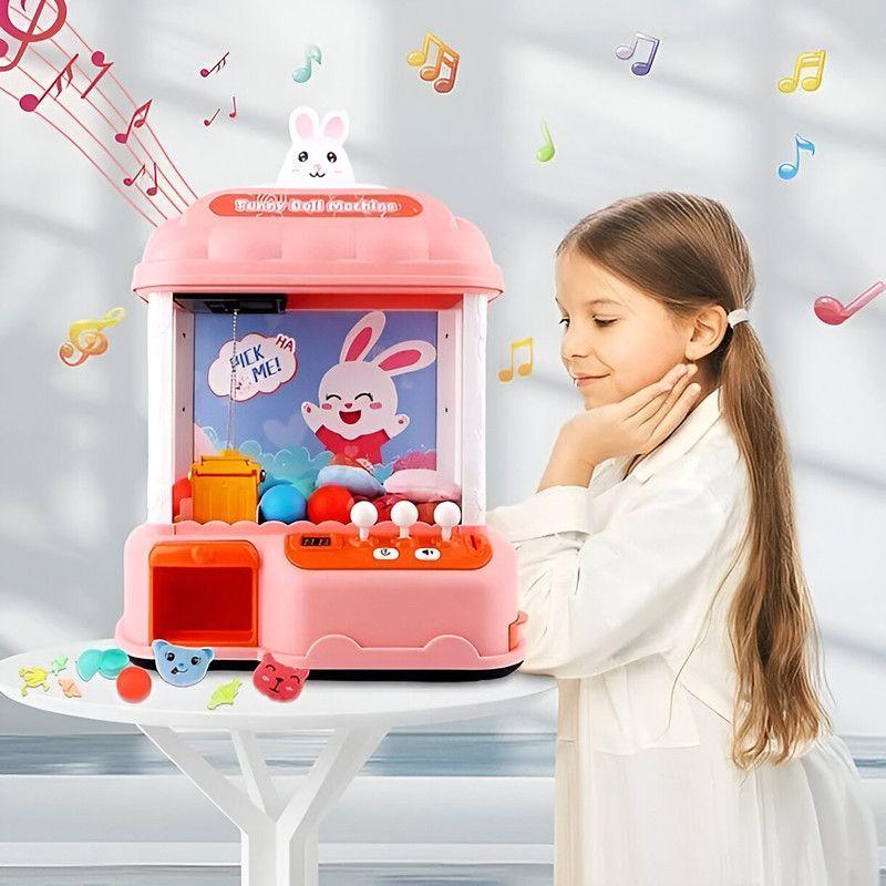 Juguete Garra Maquina Catch Doll Machine Niños Diversion Lau-4