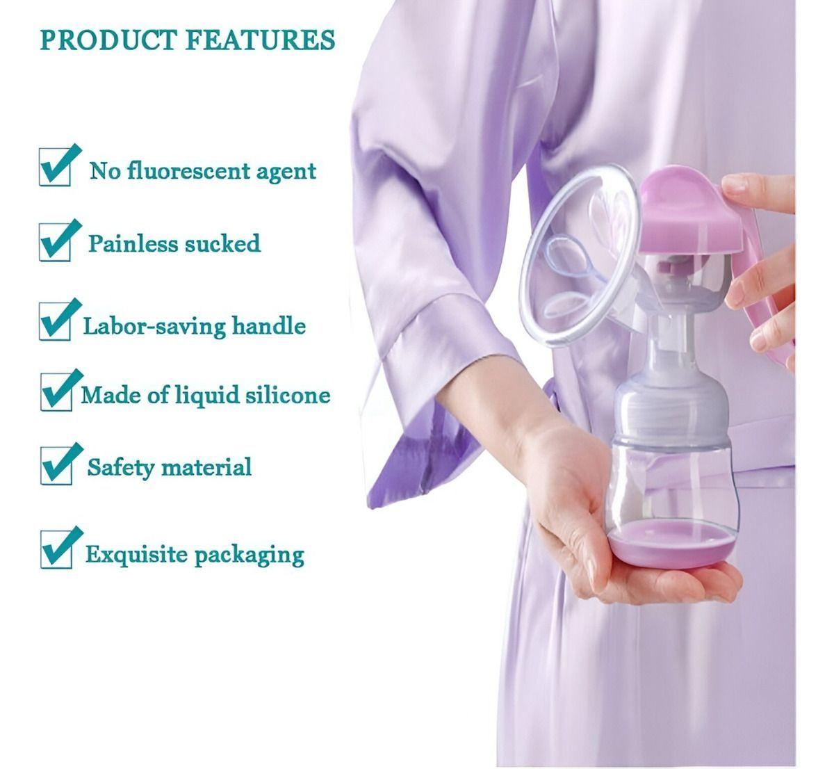 Sacaleche Extractor Leche Materna Manual Portátil Bebés Jhn-5