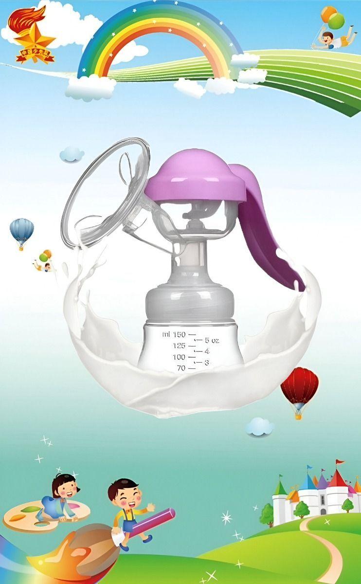 Sacaleche Extractor Leche Materna Manual Portátil Bebés Jhn-8