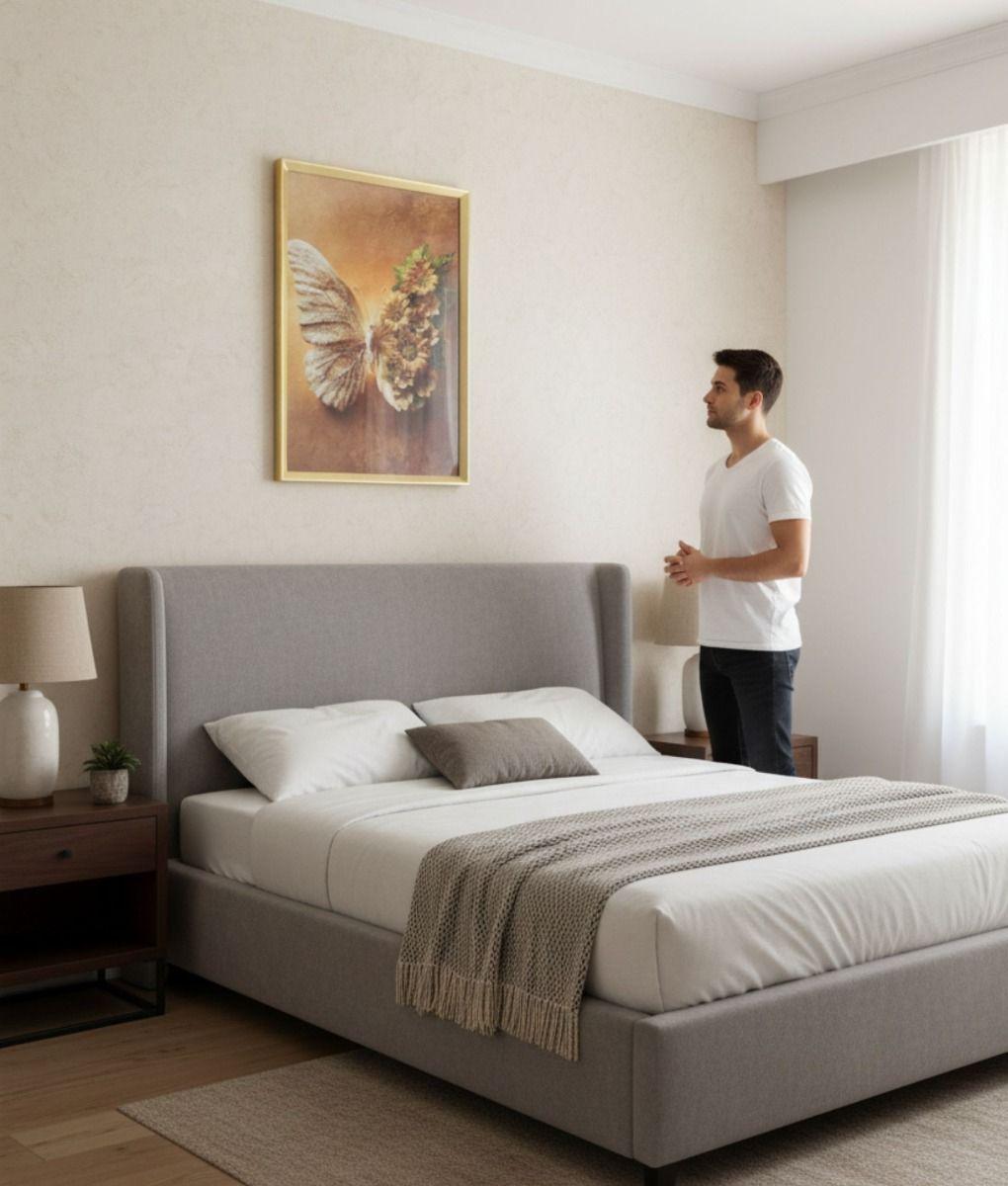 Cuadro Decorativo Escena Mariposa Marco Adorno Hogar Jhn-2