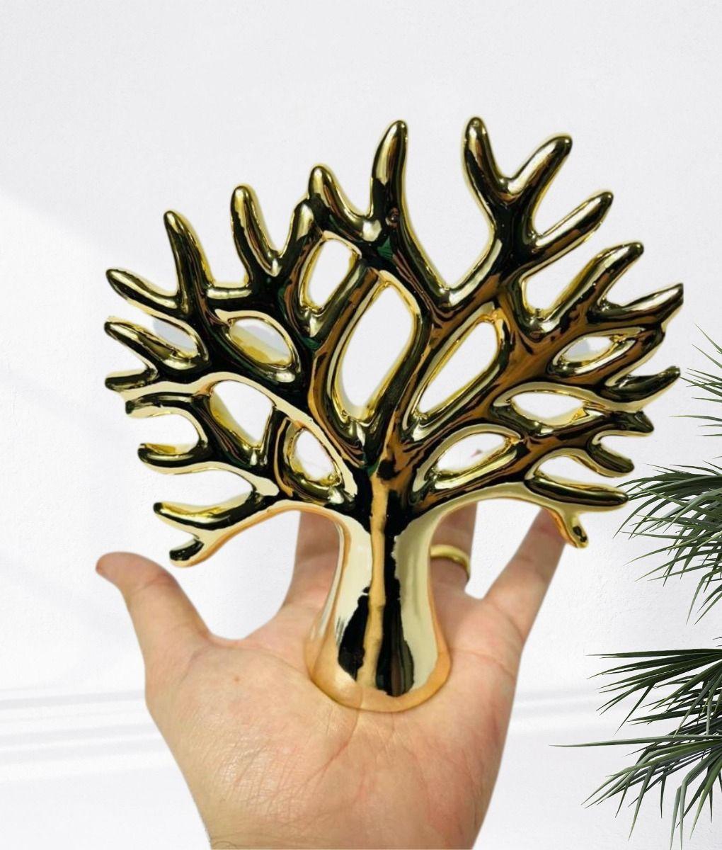 Set 3 Figura Decorativa Árbol Escultura Naturaleza Jhn-3
