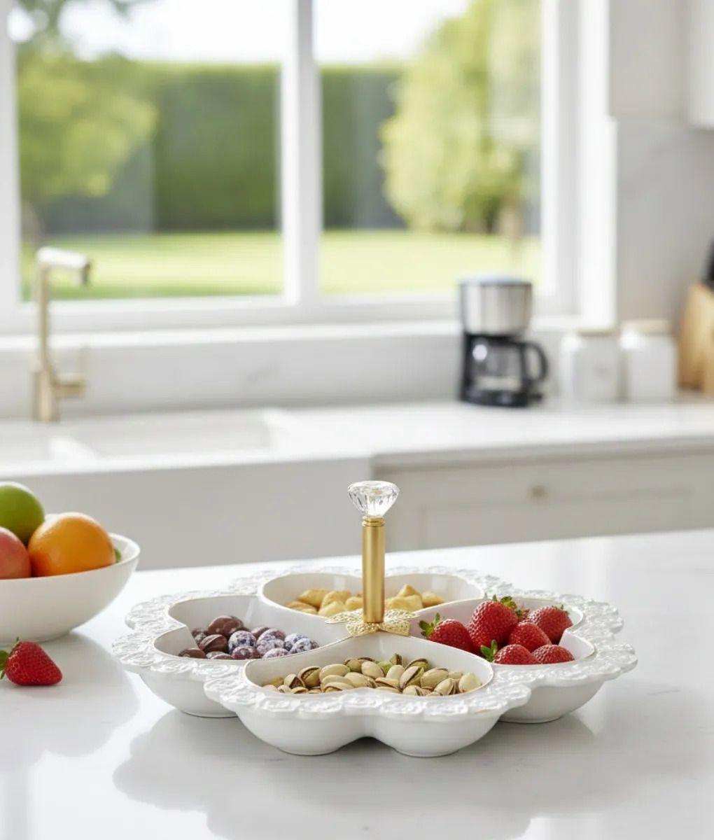 Bandeja Decorativa Servir Adorno Diseño Corazones Jhn-8