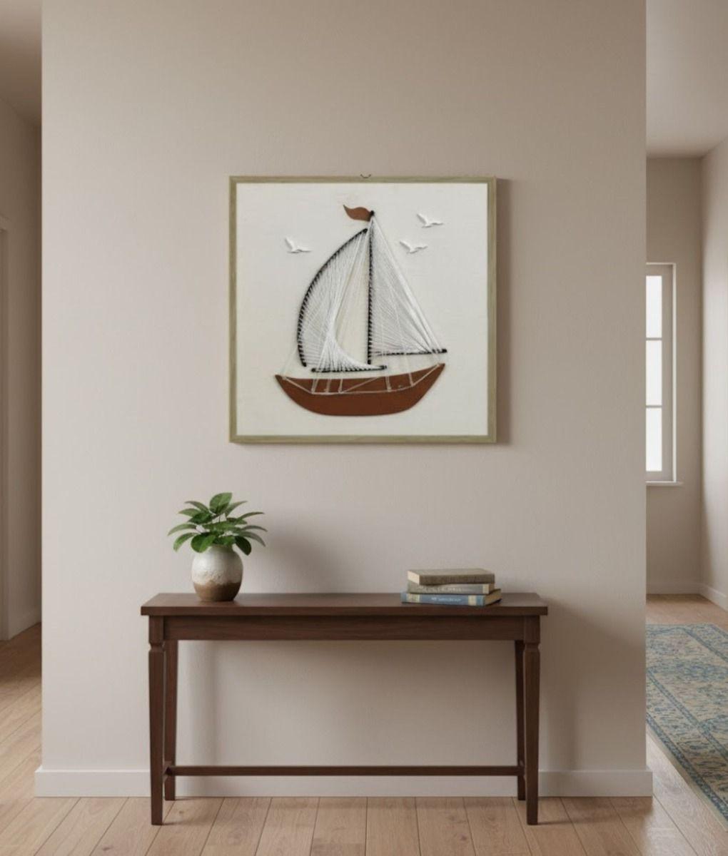 Cuadro Decorativo Adorno Pared Barco Arte Hogar Jhn-7