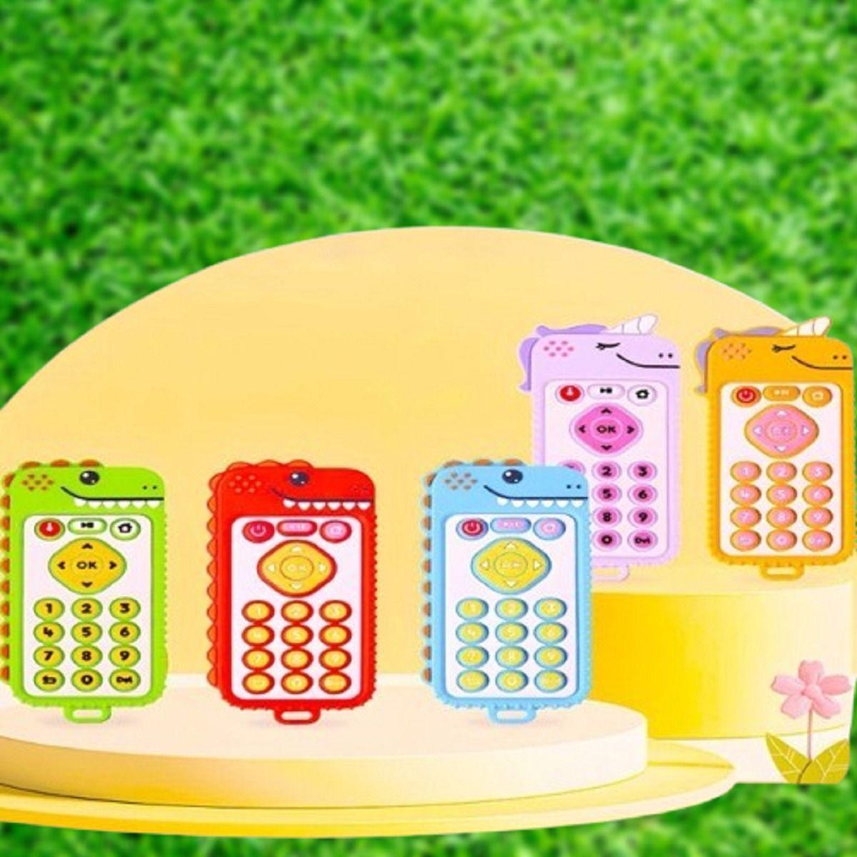 Set 4 Mordedores Diseño Movil Silicona Bebes Encia Lau-6