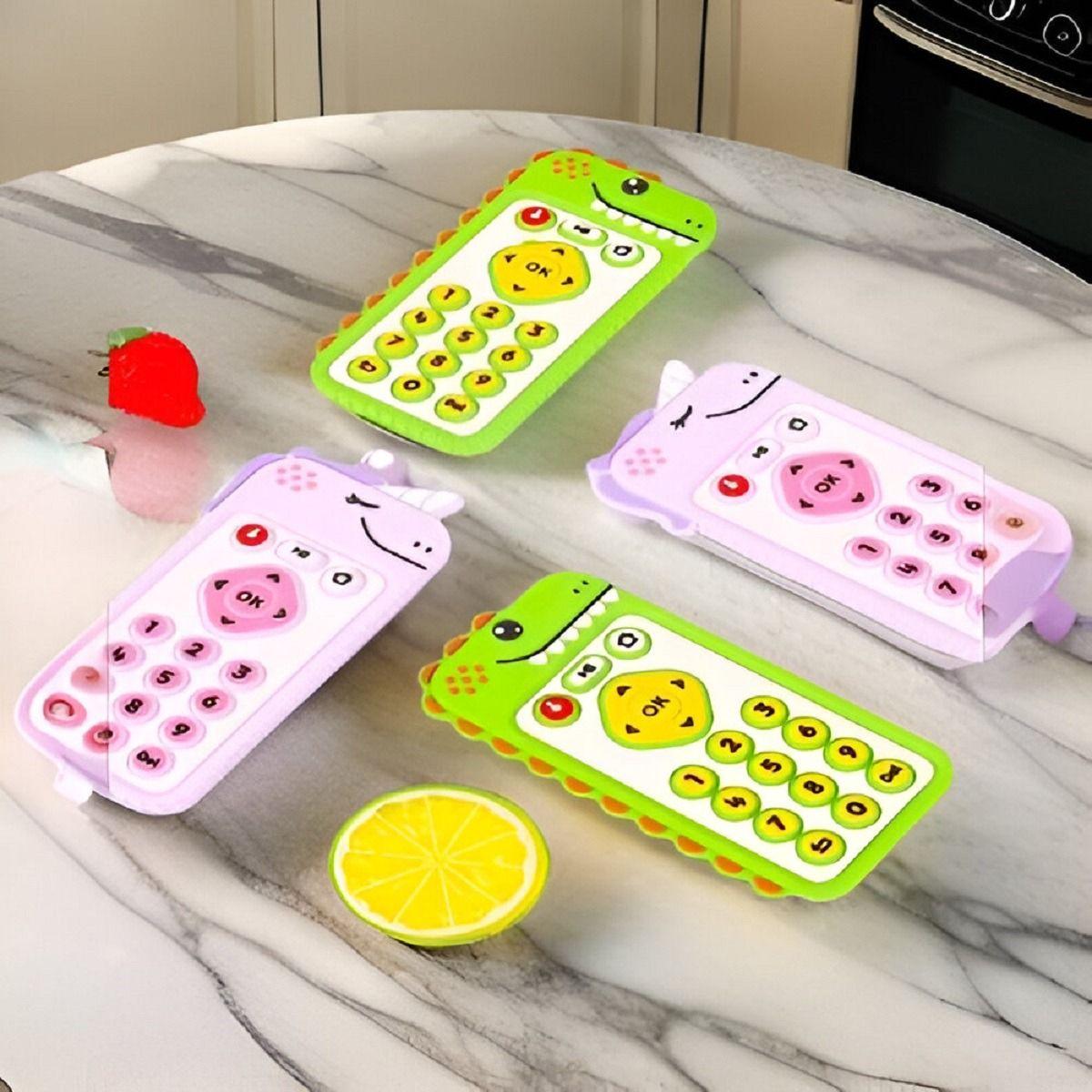 Set 4 Mordedores Diseño Movil Silicona Bebes Encia Lau-9