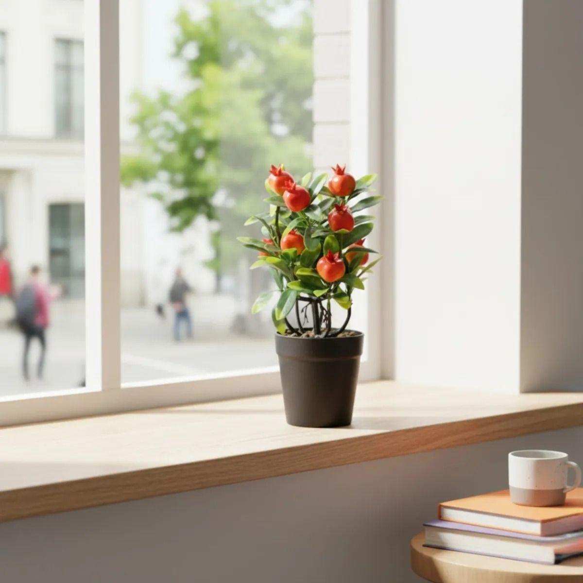 Planta Artificial Diseño Frutal Estilo Adorno Ornamental Jhn-3