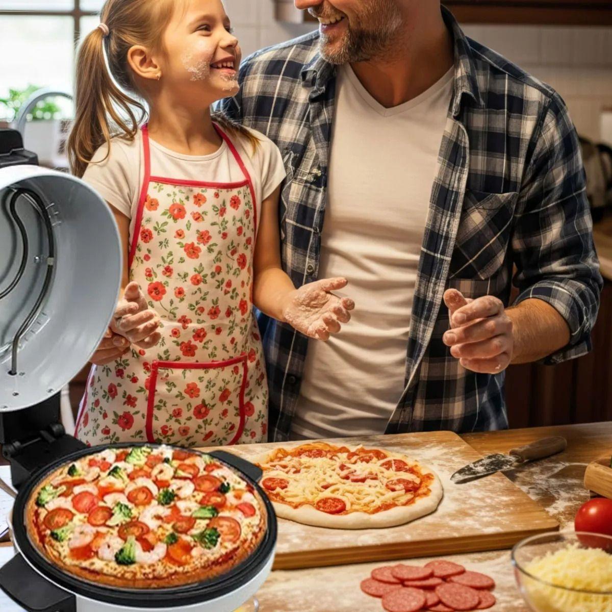 Horno Multifuncional Antiadherente Pizza Sándwich Crepes ALJ-1