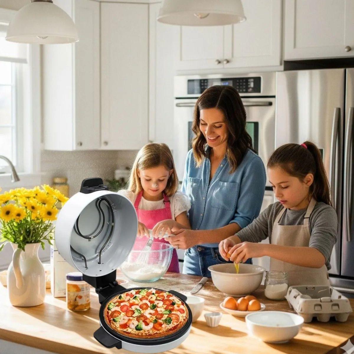 Horno Multifuncional Antiadherente Pizza Sándwich Crepes ALJ-2