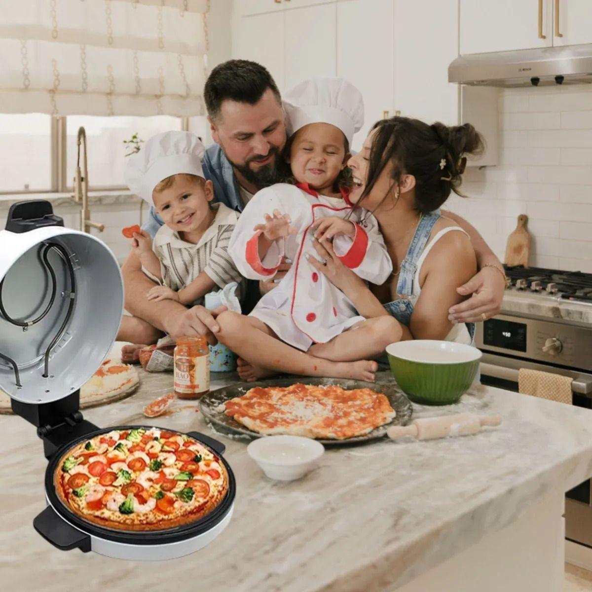 Horno Multifuncional Antiadherente Pizza Sándwich Crepes ALJ-3