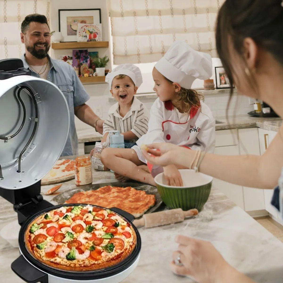 Horno Multifuncional Antiadherente Pizza Sándwich Crepes ALJ-4