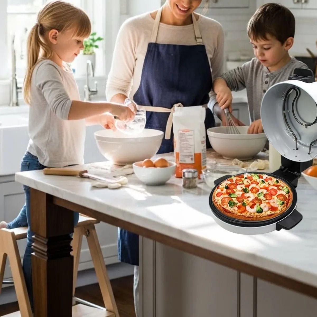 Horno Multifuncional Antiadherente Pizza Sándwich Crepes ALJ-6
