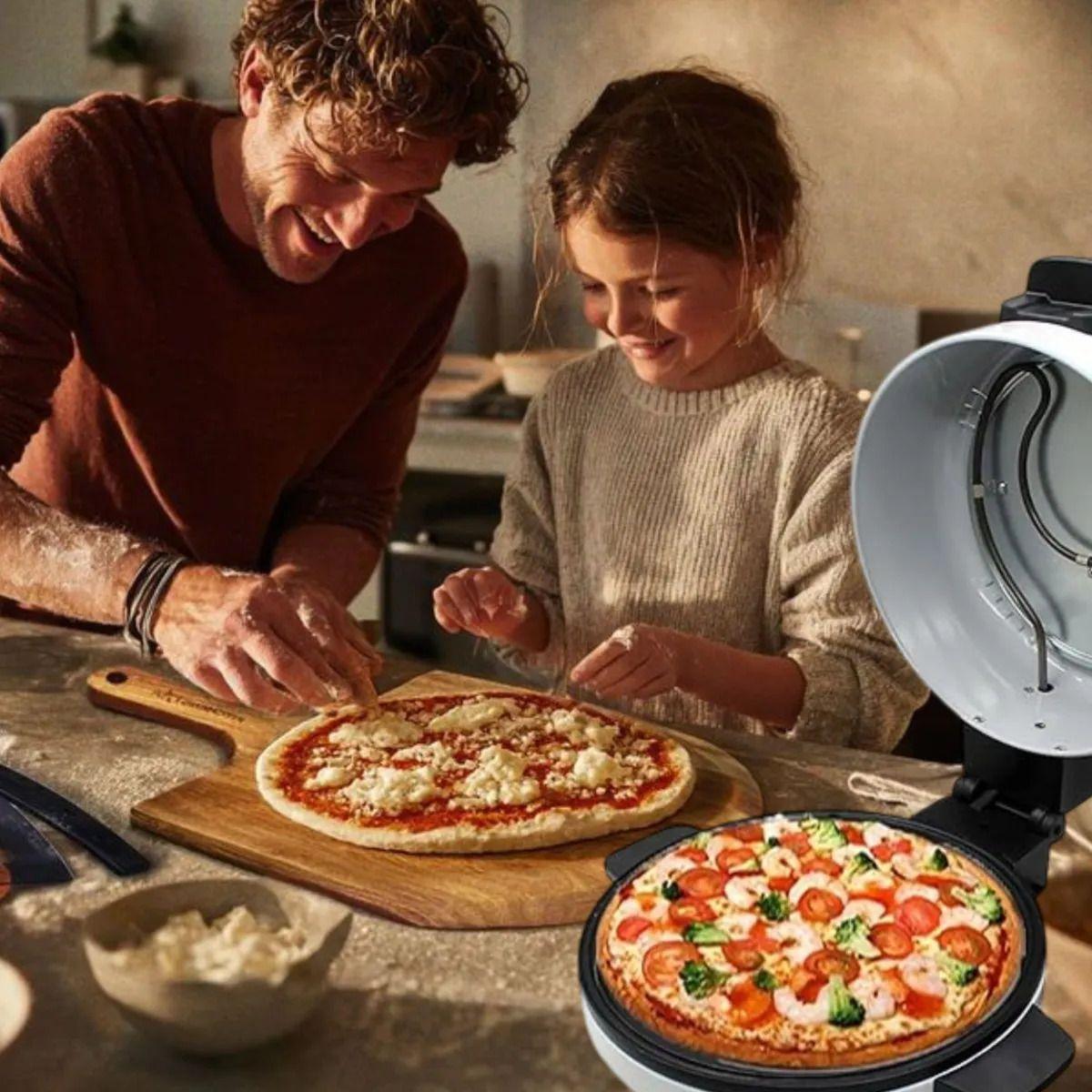 Horno Multifuncional Antiadherente Pizza Sándwich Crepes ALJ-7