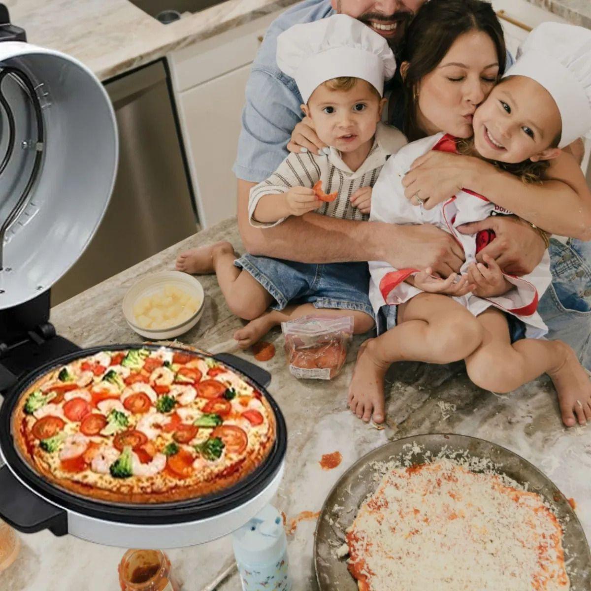 Horno Multifuncional Antiadherente Pizza Sándwich Crepes ALJ-9