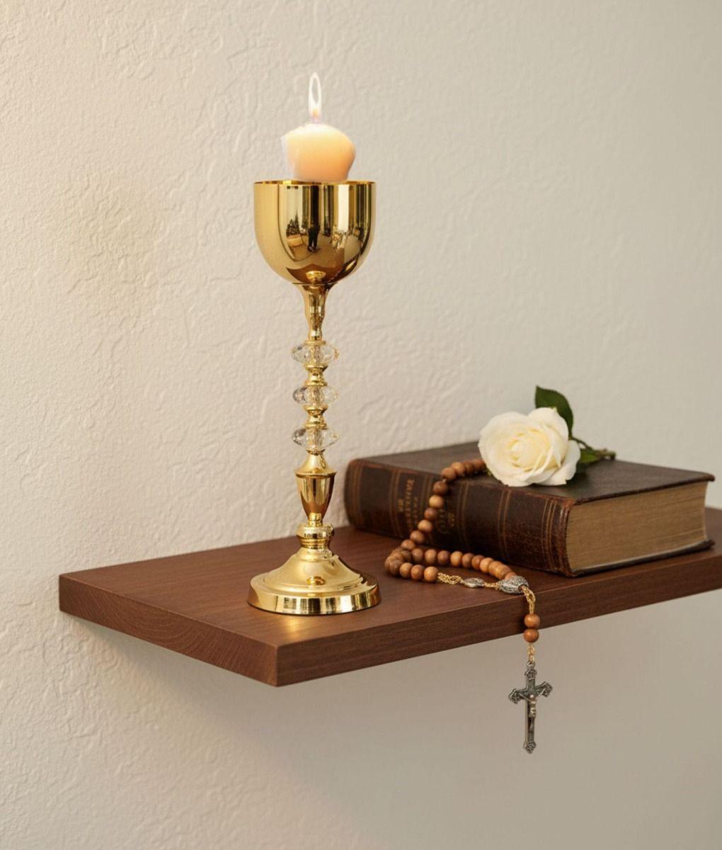 Portavelas Decorativo Copa Elegante Adorno Hogar Jhn-8