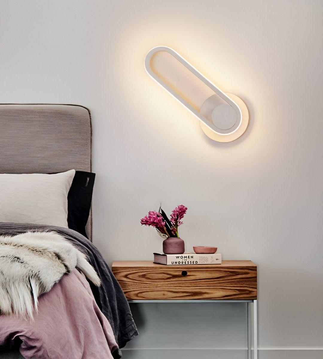 Lámpara Aplique Pared Giratoria Decorativa 3 Modos Jhn-5