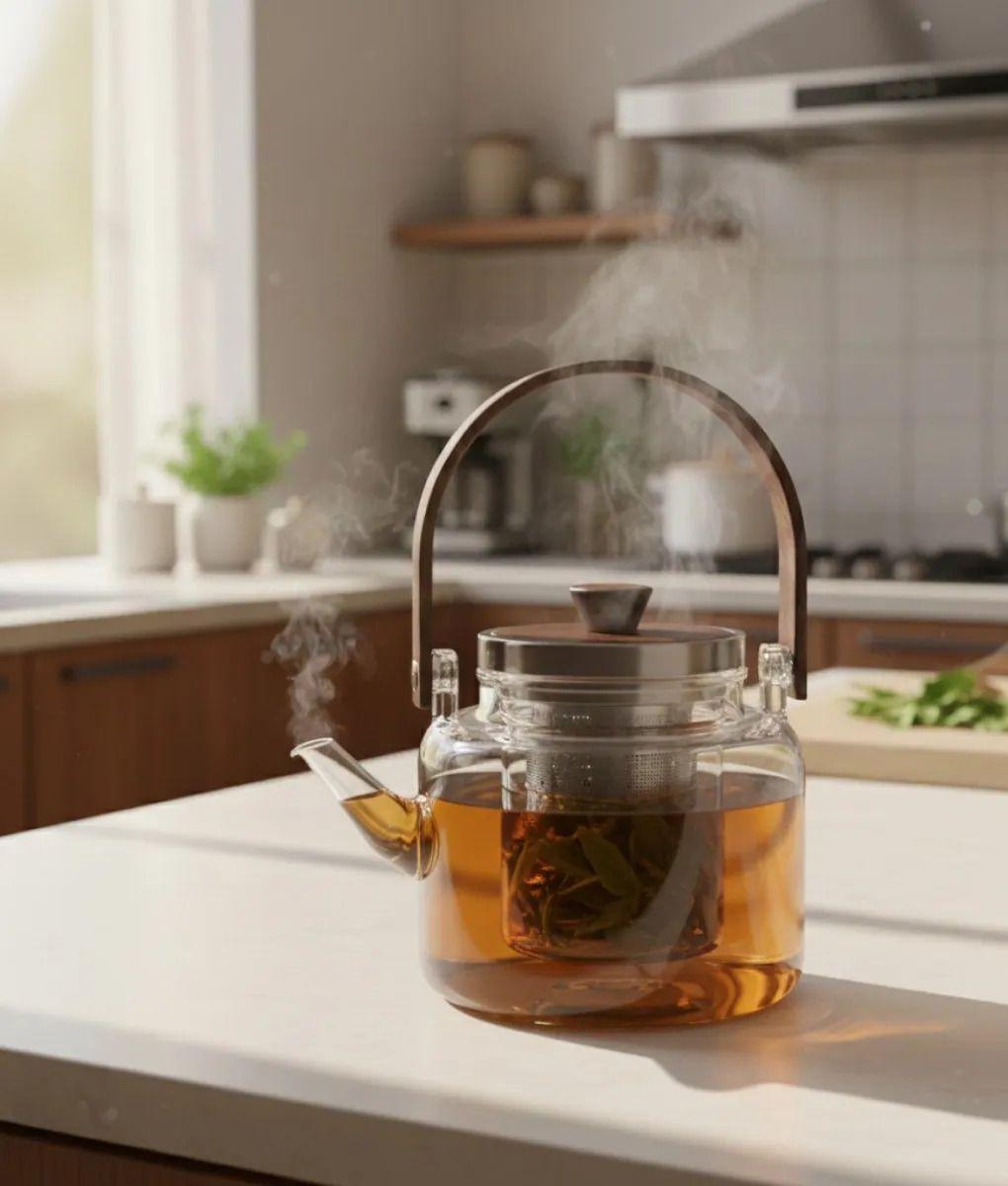 Tetera Funcional Hervidor Diseño Nórdico Asa Contraste Jhn-5