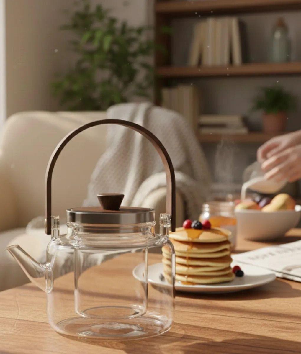 Tetera Funcional Hervidor Diseño Nórdico Asa Contraste Jhn-7