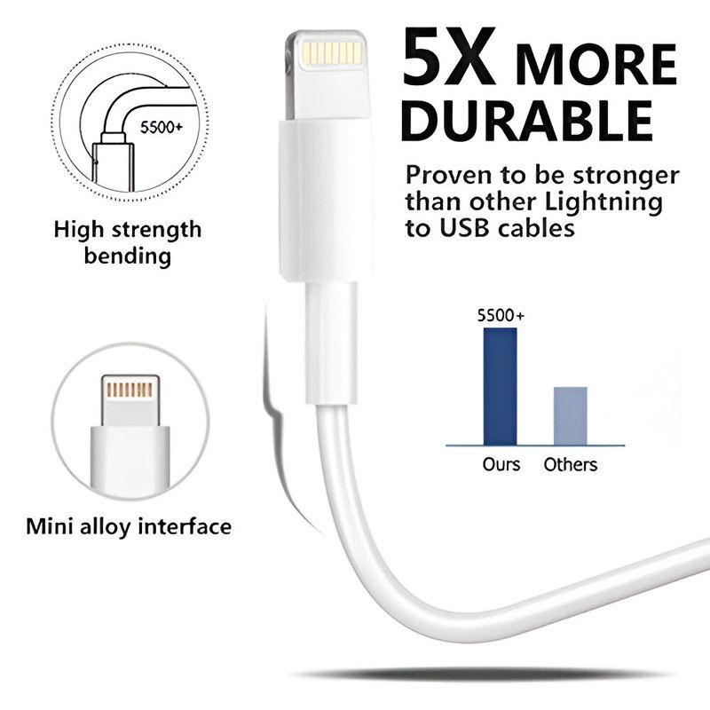 Set 3 Cable Transferencia Conector Lightning USB Lau-9