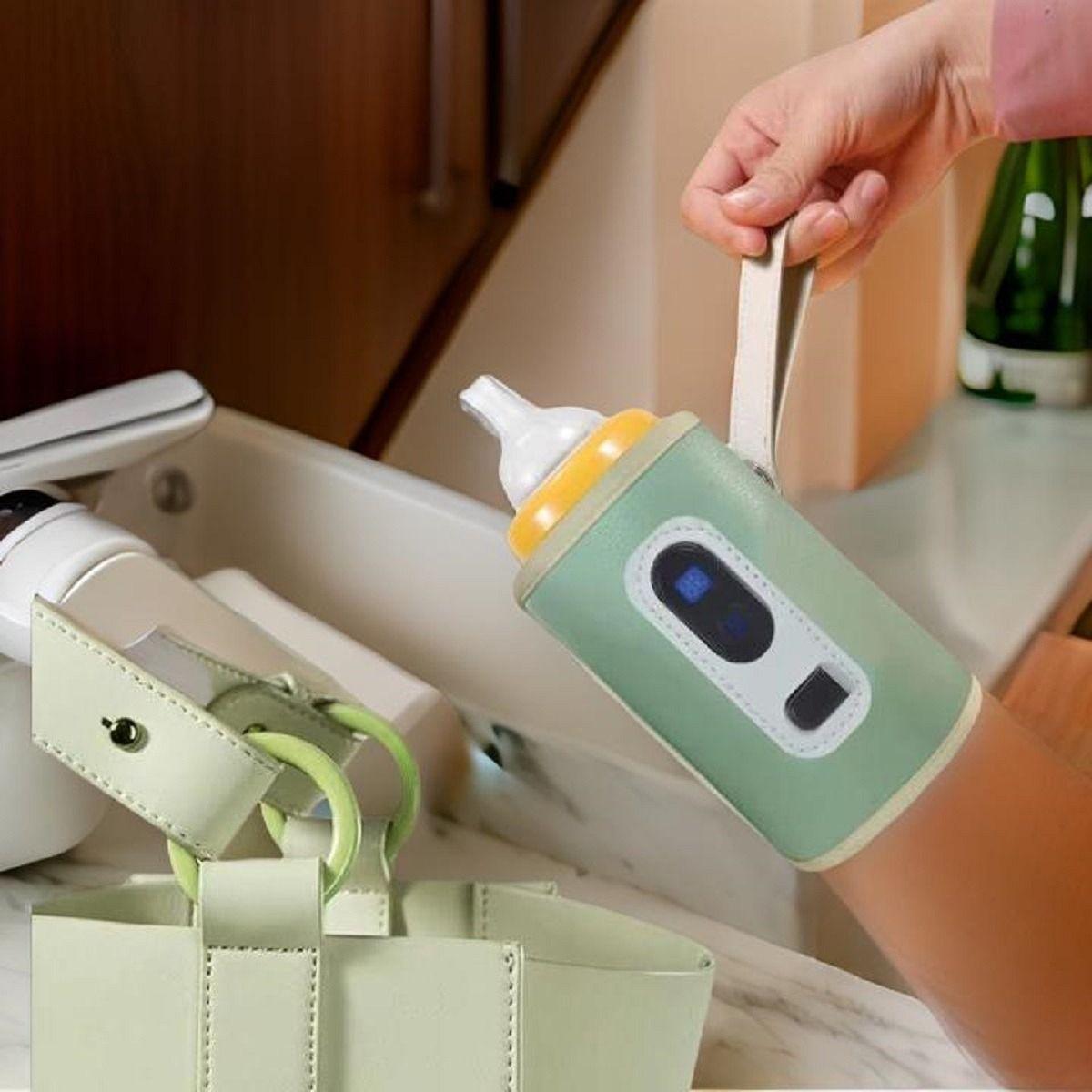 Calentador Mamadera Biberon Portatil Conserva Calor Bebe Lau-8