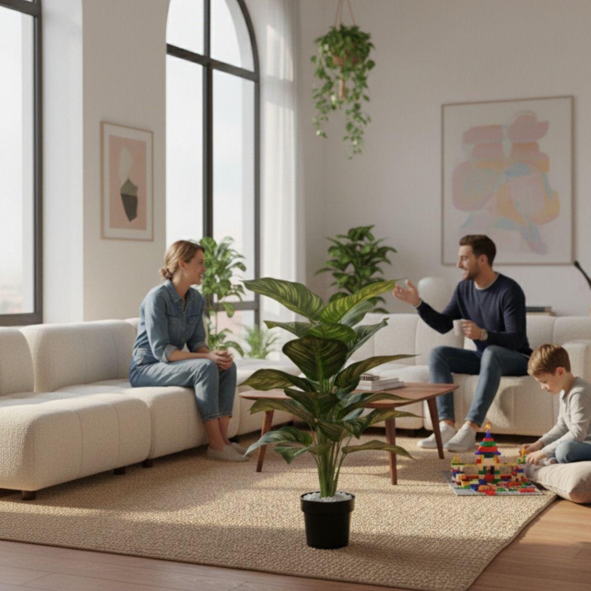 Planta Artificial Decorativa Adorno Vegetación Tropical Jhn-5