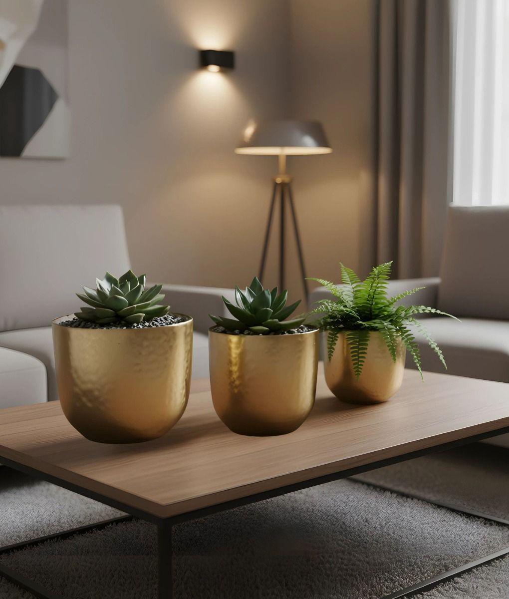 Set 3 Maceta Decorativa Multifuncional Elegante Versátil Jhn-5