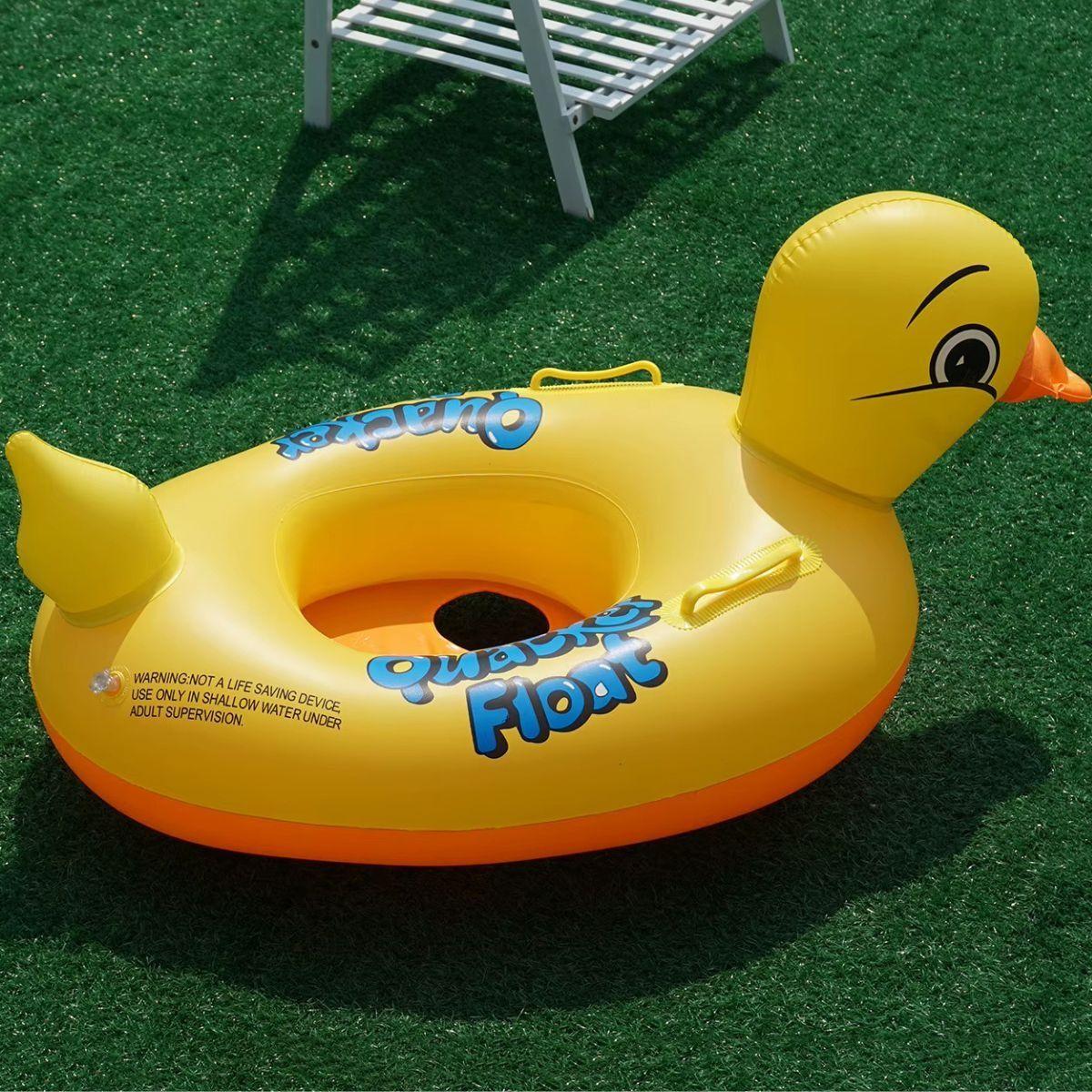 SET 3 FLOTADOR INFLABLE FORMA DE PATO PARA BEBE LAU-4