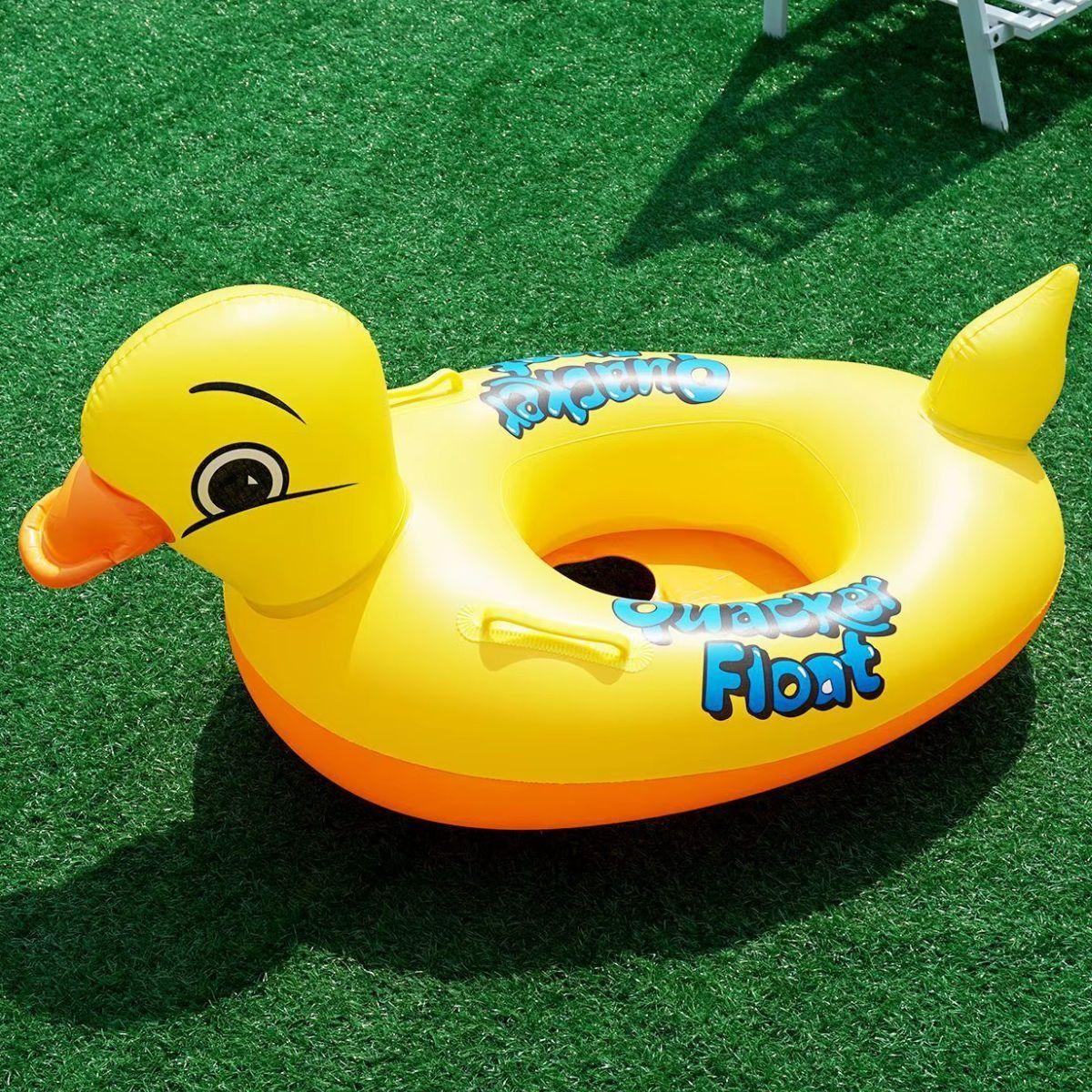 SET 3 FLOTADOR INFLABLE FORMA DE PATO PARA BEBE LAU-6