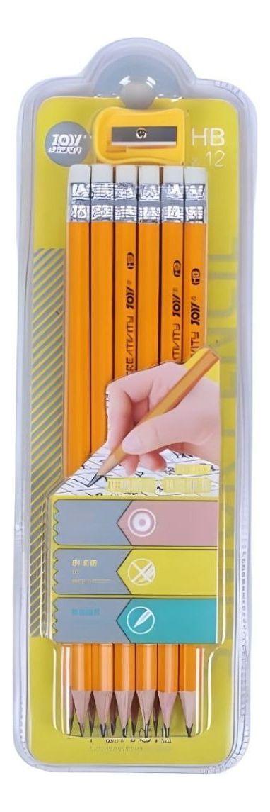 Set 3 Lápiz Diseño Ergonómico Escritura Escolar Jhn-2