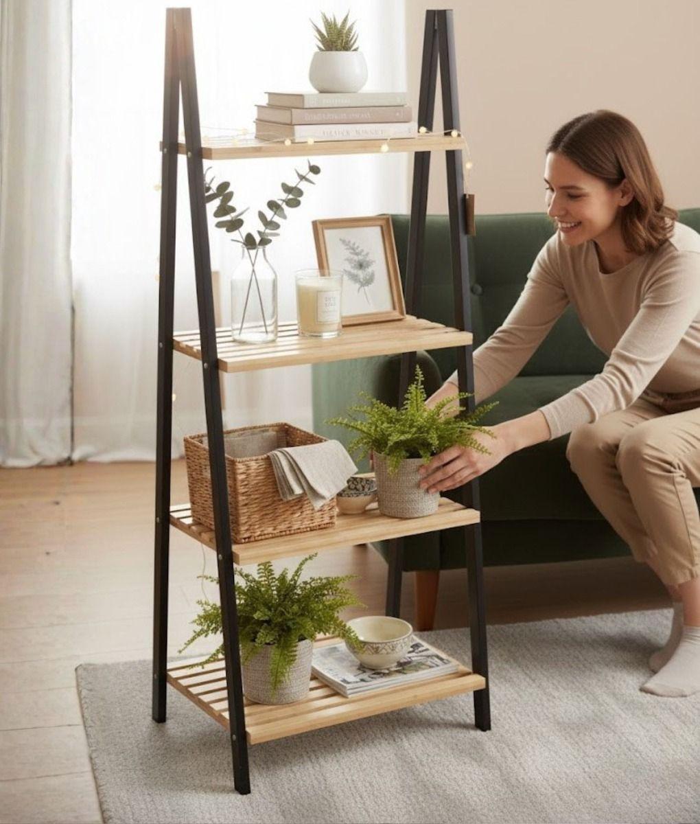 Estante Decorativo Estilo Moderno Funcional Organizador Jhn-4