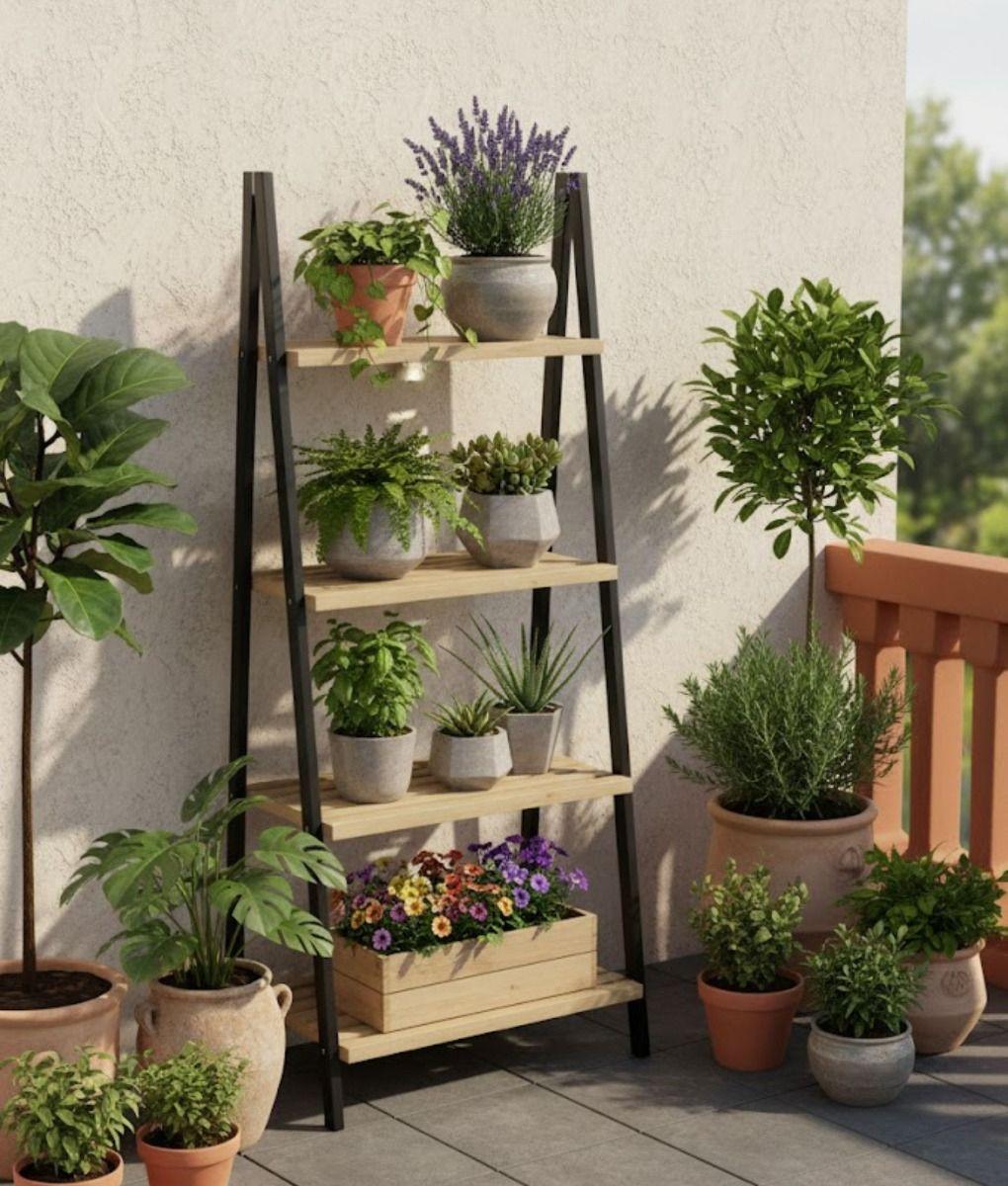 Estante Decorativo Estilo Moderno Funcional Organizador Jhn-5