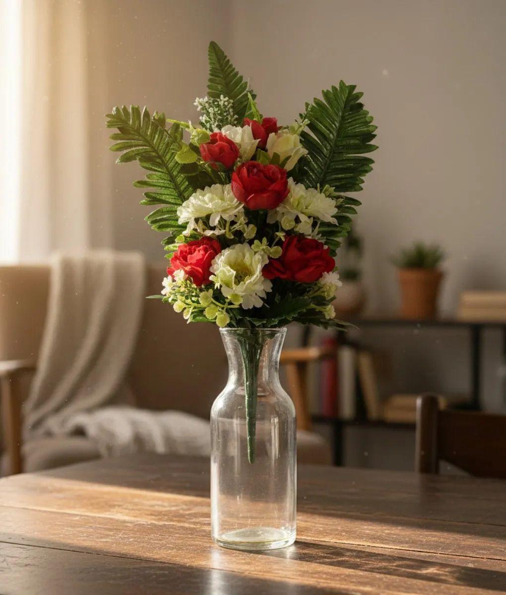 Set 2 Ramo Floral Artificial Elegancia Hogar Decorativo Jhn-7