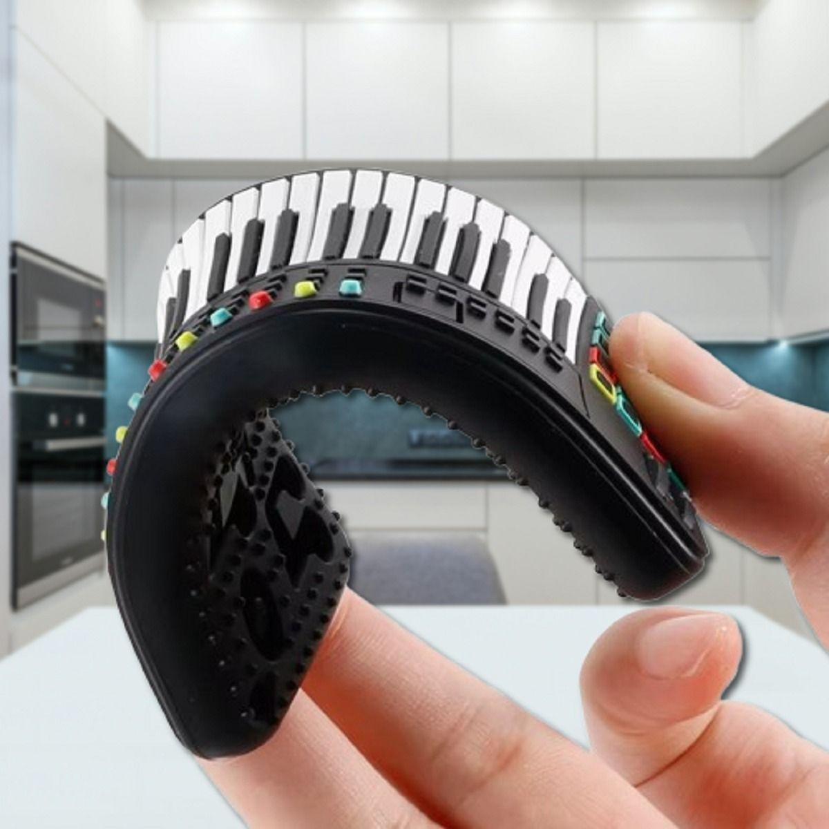 Set 4 Mordedor Forma Teclado Piano Encias Bebes Lau-6