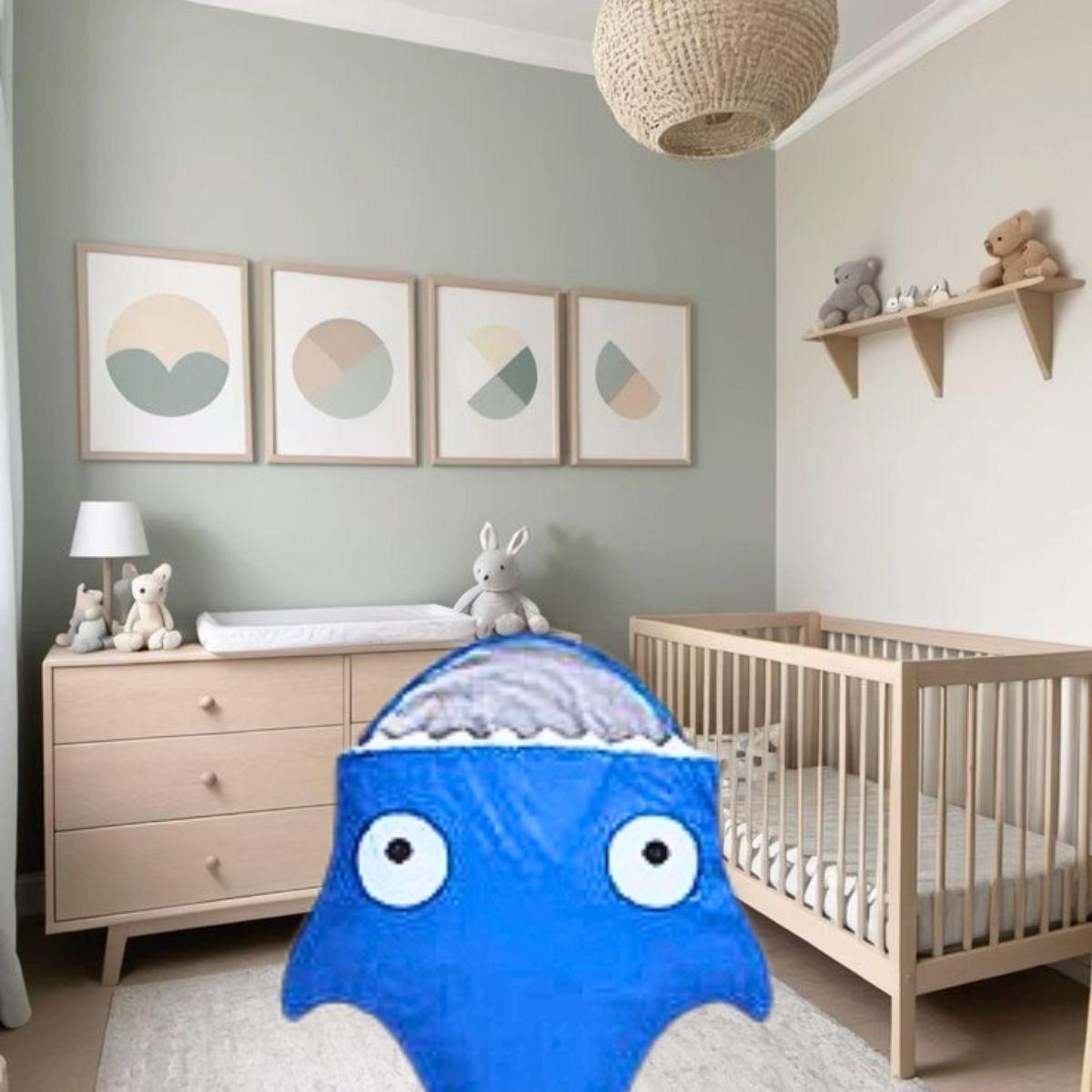 Saco Dormir Diseño Tiburon Comodo Calido Bebe Lau-2