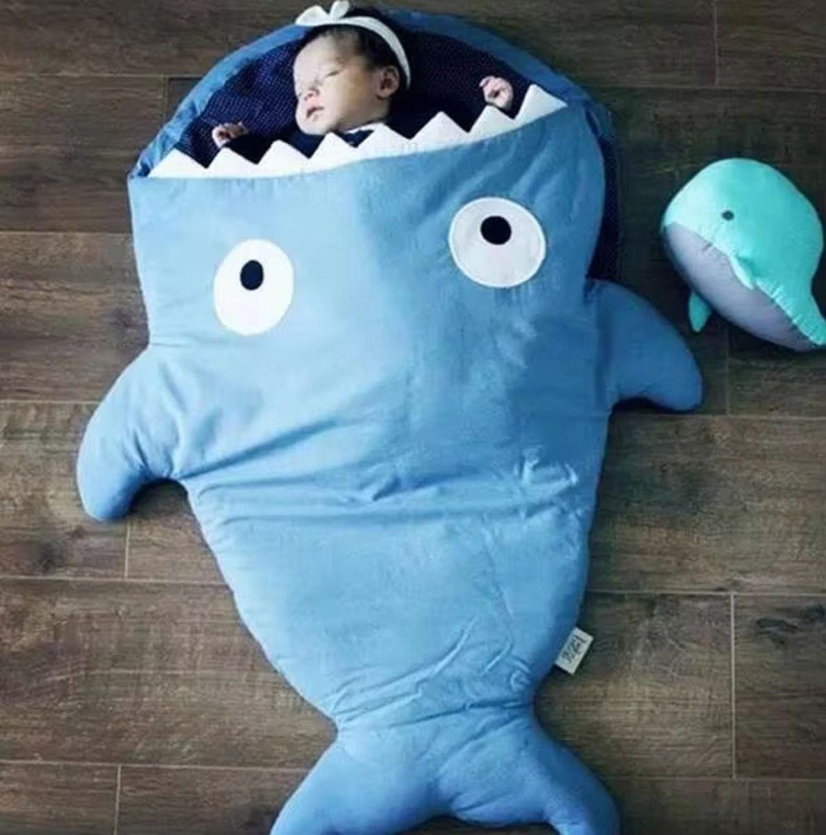 Saco Dormir Diseño Tiburon Comodo Calido Bebe Lau-7