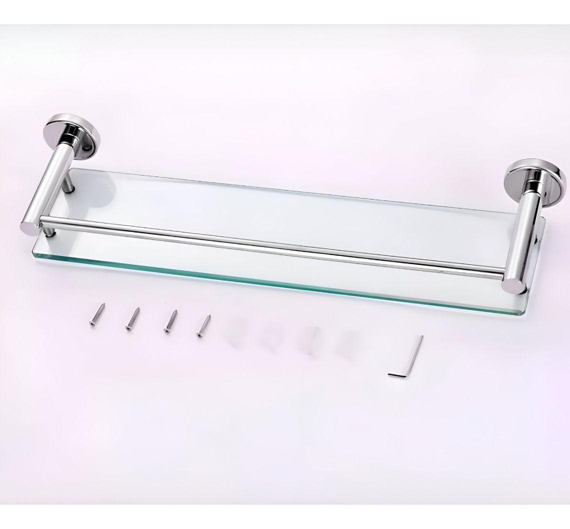 Estante Baño Repisa Estante Vidrio Templado Pared Jhn-5