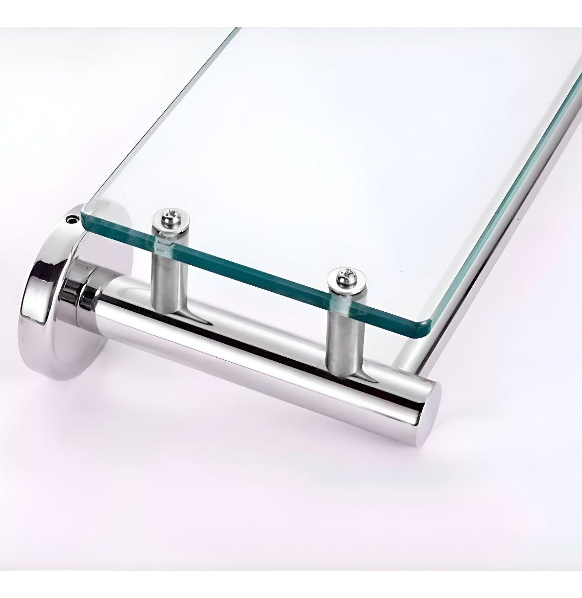 Estante Baño Repisa Estante Vidrio Templado Pared Jhn-7