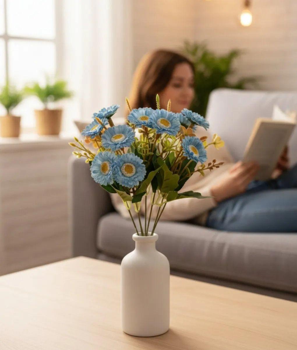 Set 4 Ramo Flores Artificiales Frescura Encanto Adorno Jhn-3