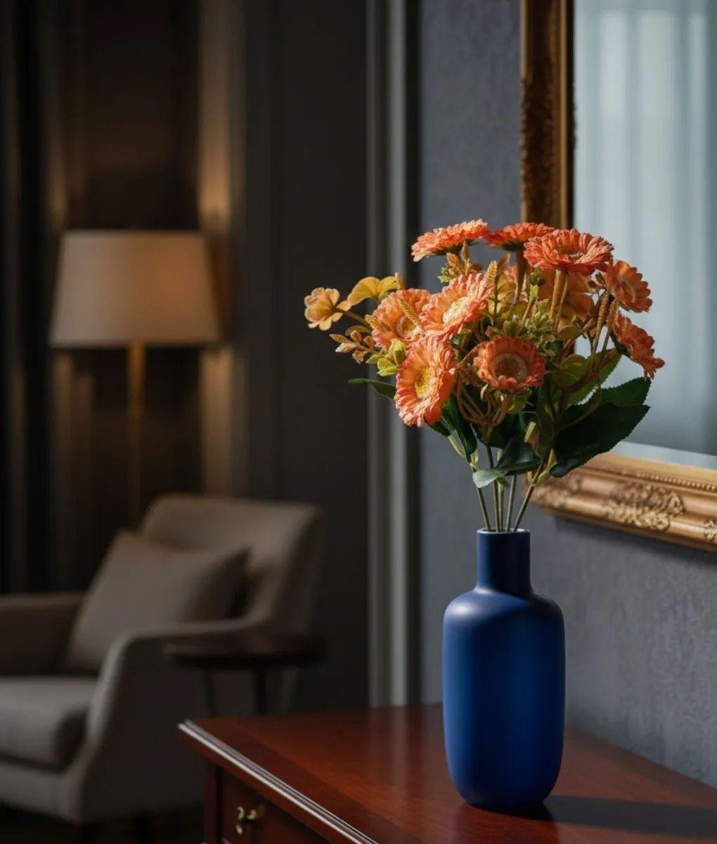 Set 4 Ramo Flores Artificiales Frescura Encanto Adorno Jhn-8