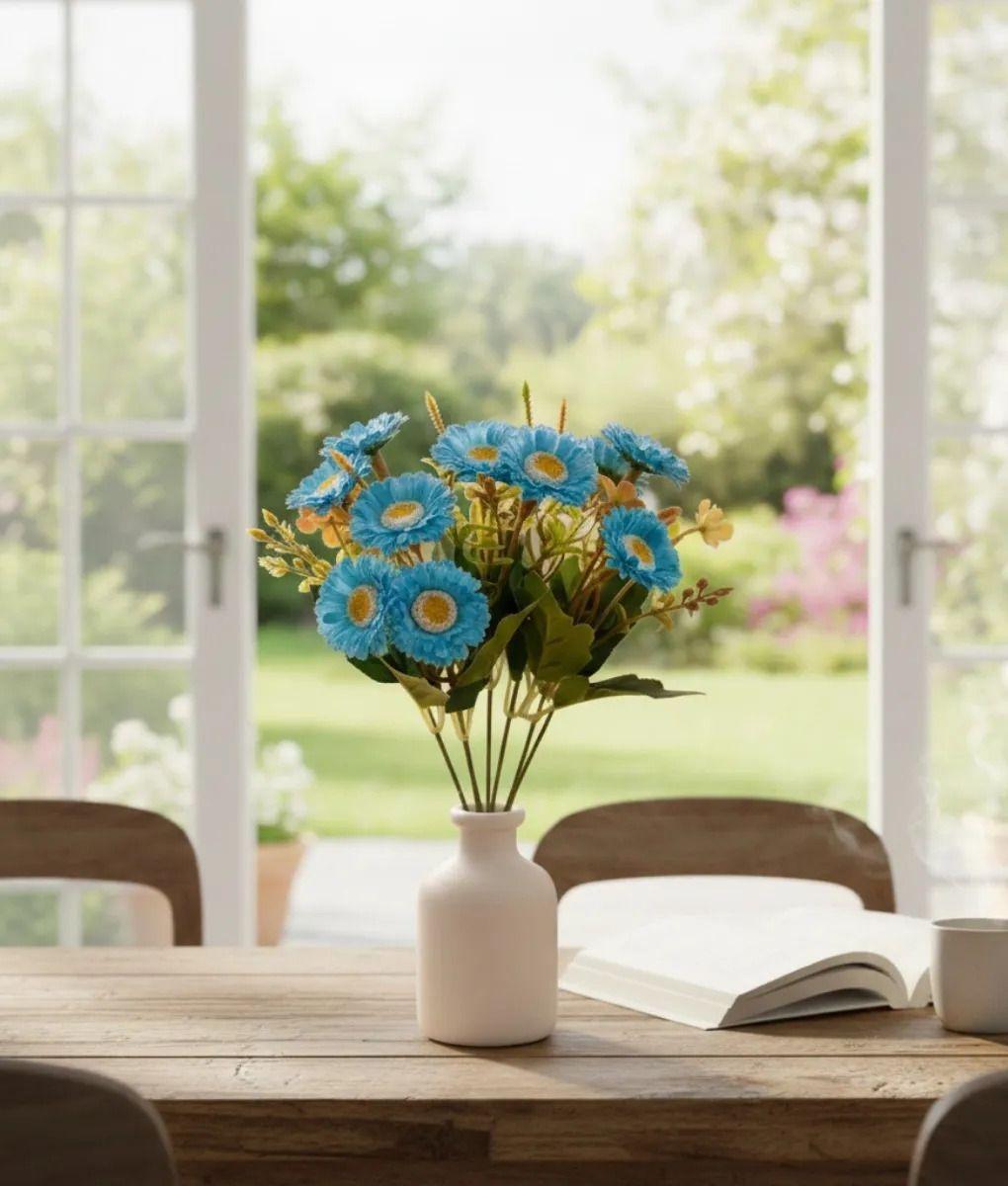 Set 4 Ramo Flores Artificiales Frescura Encanto Adorno Jhn-9