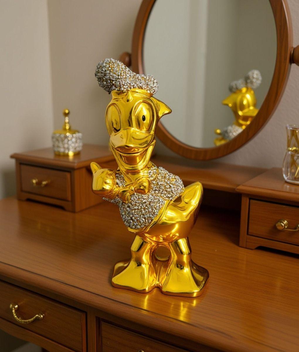 Figura Decorativa Pato Donald Estatua Adorno Hogar Mesa Jhn-7