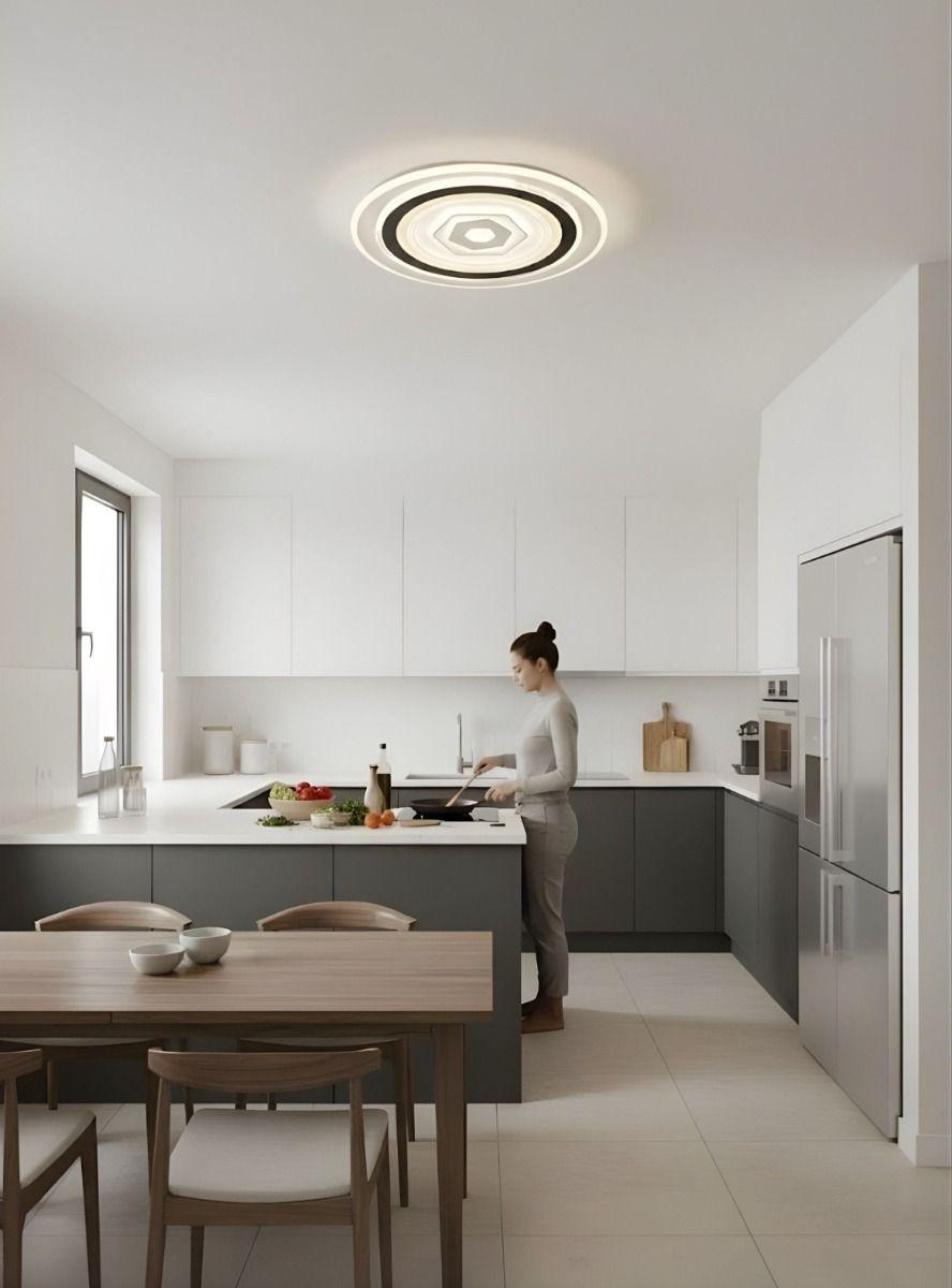 Lámpara Techo LED Plafón Diseño Contemporáneo Circular Jhn-2