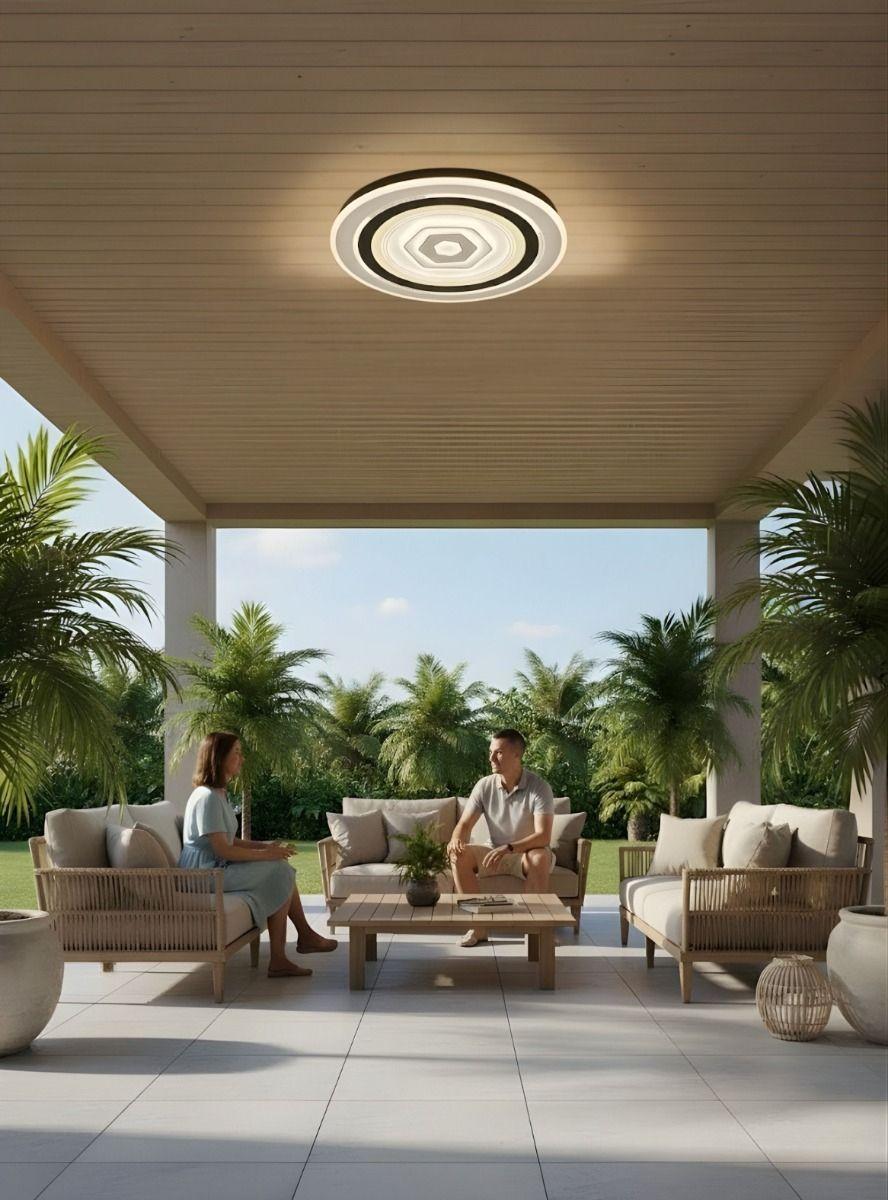 Lámpara Techo LED Plafón Diseño Contemporáneo Circular Jhn-3