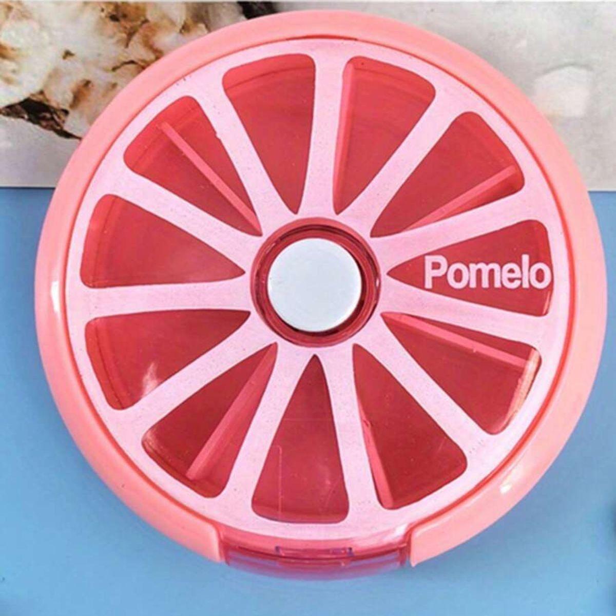 SET 3 PASTILLEROS REDONDO 7 COMPARTIMIENTO PORTATIL LAU-7